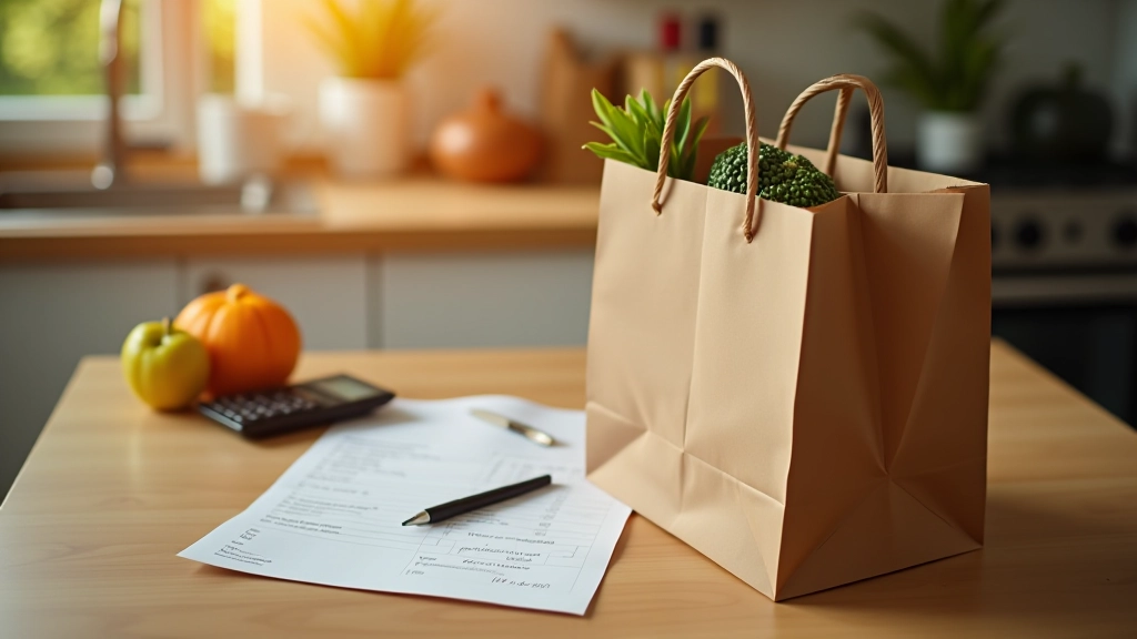 Shopping bags with price tags and calculator showing inflation impact on everyday purchases